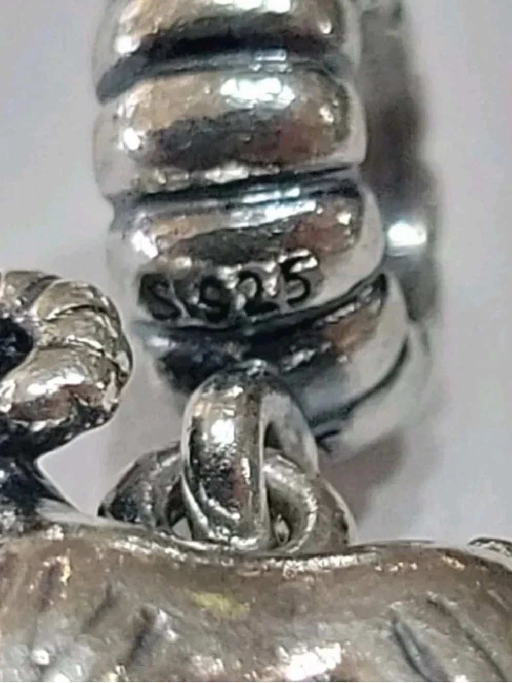 Pandora Silver Ram Zodiac Charm in Silver Tone - Picture 6 of 7